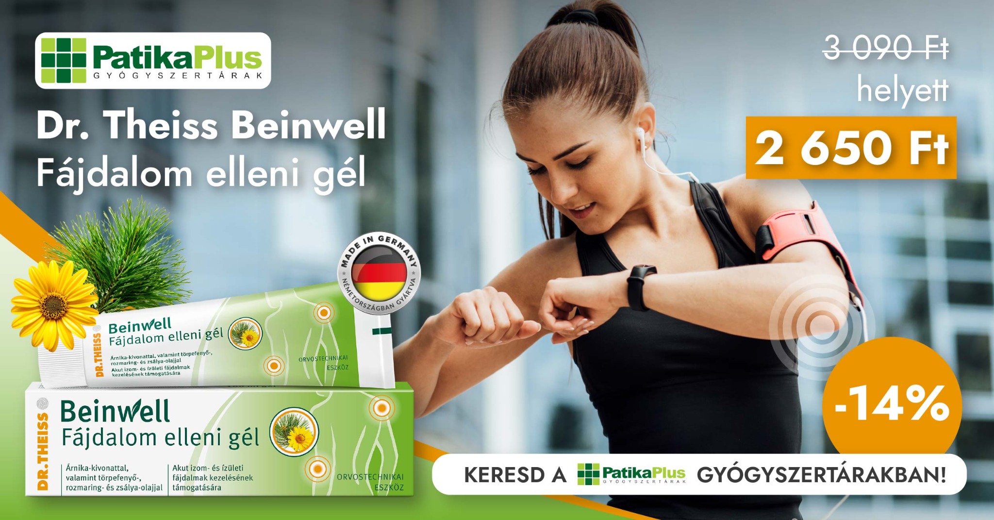 Dr. Theiss - gyógymódok a természet erejével Facebook ad: Dr. Theiss Beinwell Fájdalom elleni gél