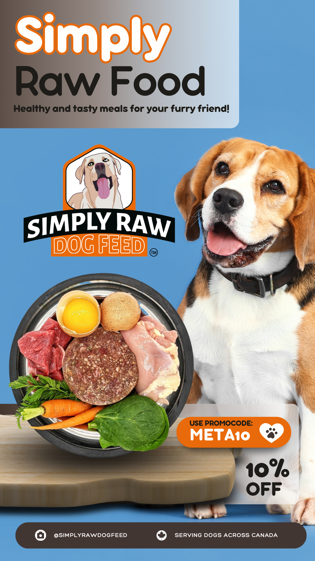 Simply Raw Okanagan Facebook ad from Jun 30, 2026