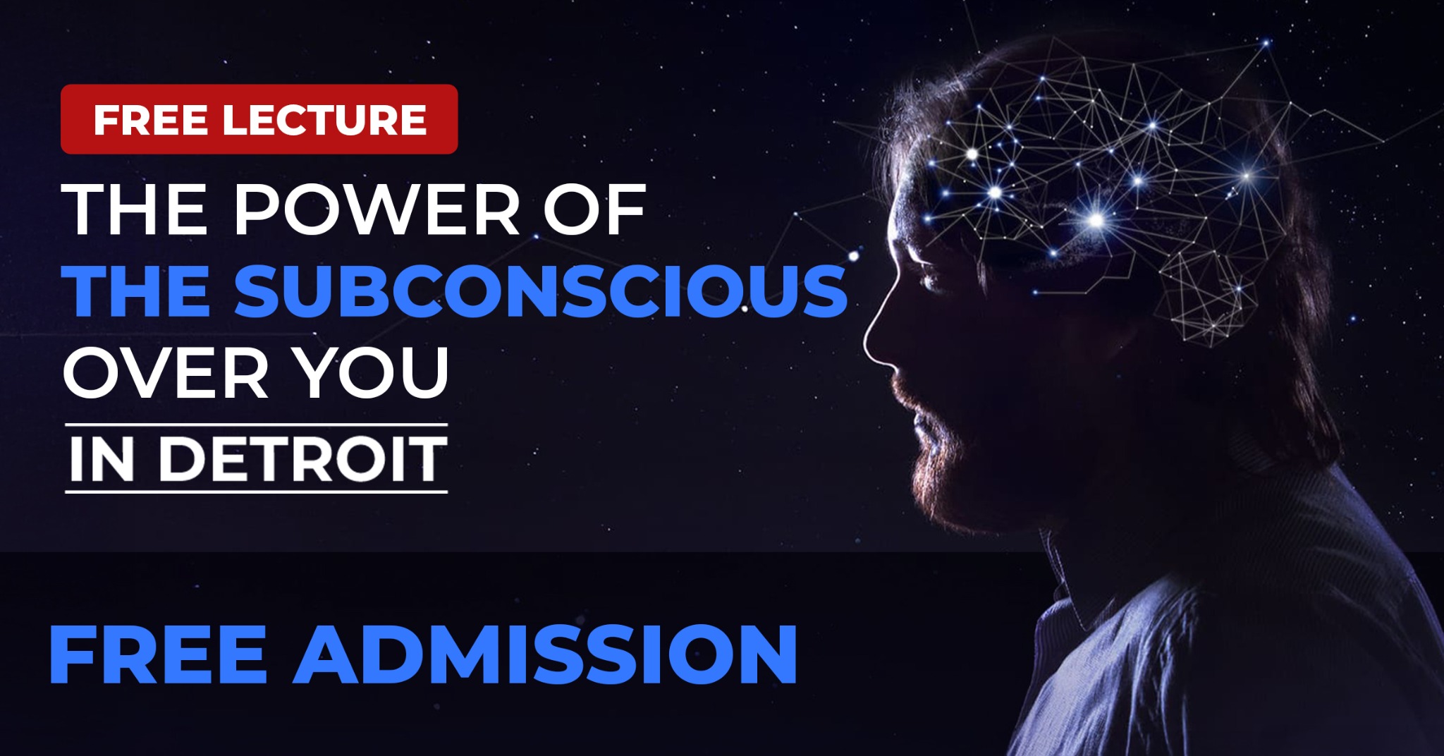 Power of the Subconscious Mind Detroit Facebook ad from Mar 3, 2026