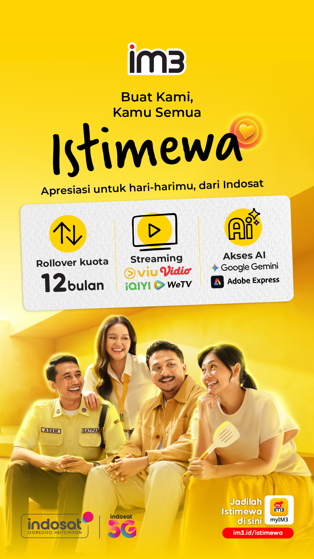 Indosat IM3 Facebook ad