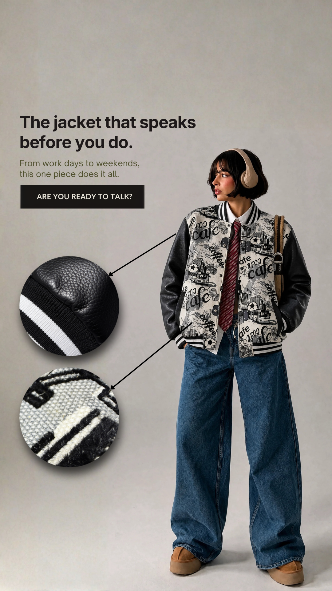 Wearshirp Facebook ad: Built to be felt, not just seen.