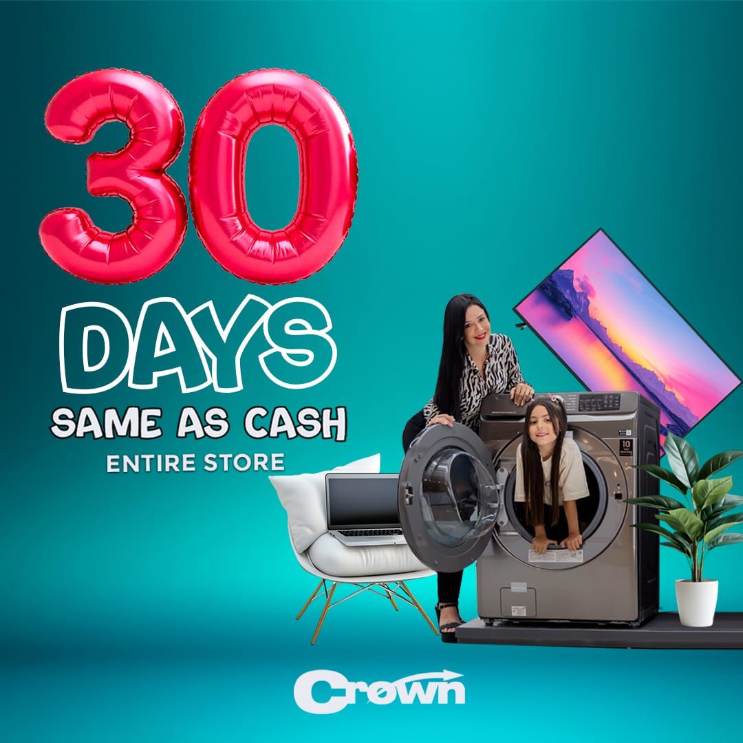 Crown Aruba Facebook ad: No Cash? No Problem!