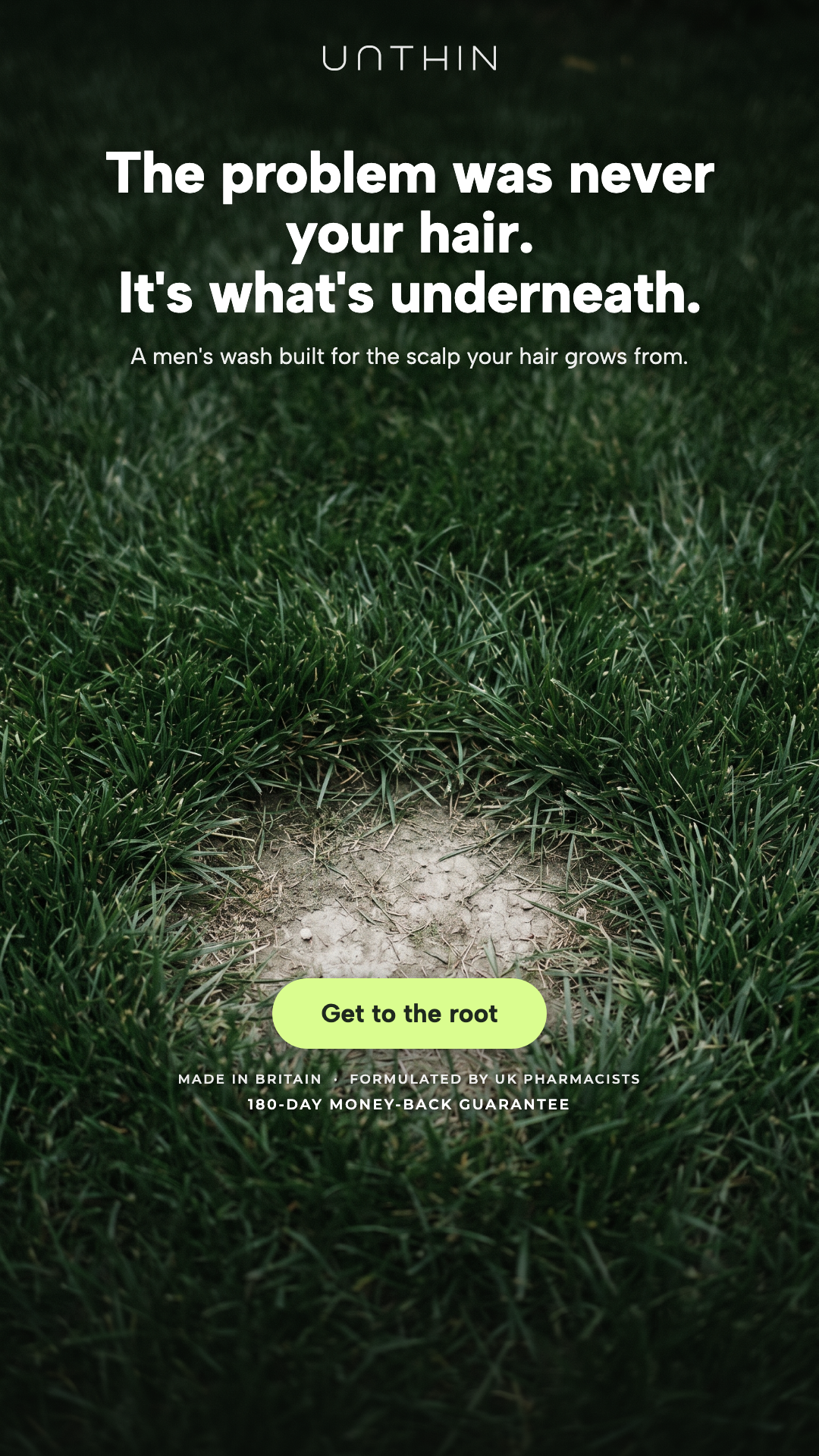 Unthinhair Facebook ad