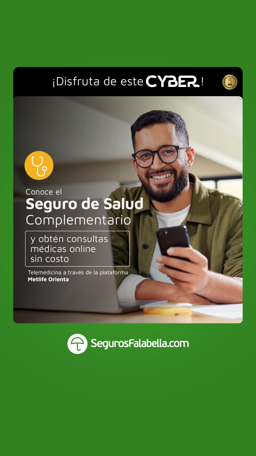 Seguros Falabella Chile Facebook ad