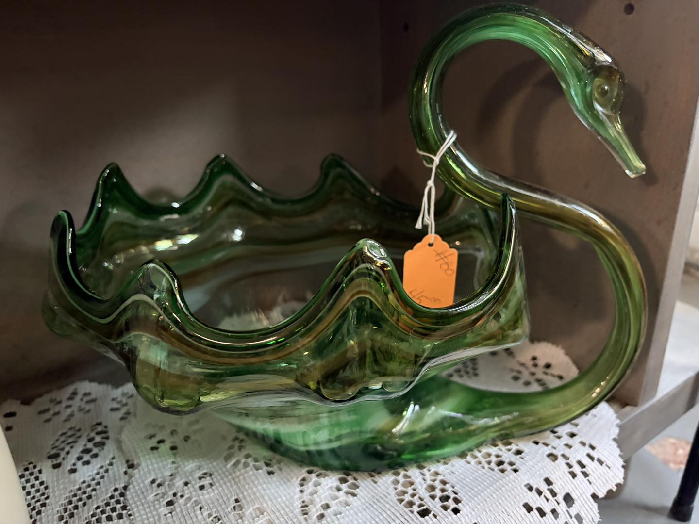 Twice Treasured Vendor Shop Facebook ad: Come in, wander the aisles, peek around the…