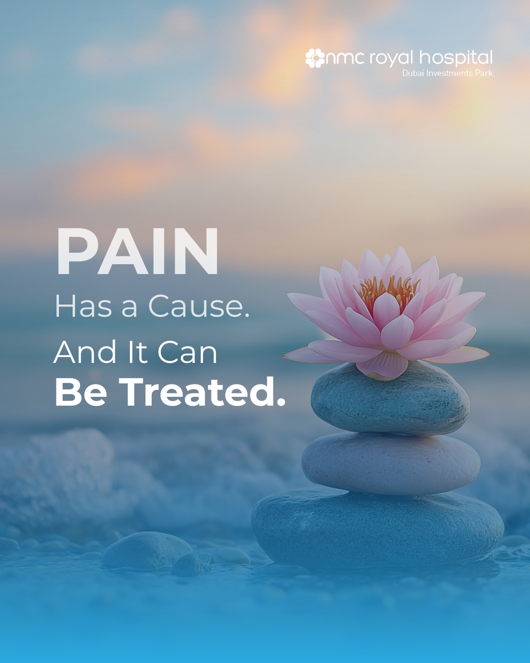 NMC Hospitals, DIP Facebook ad: What if your pain isn’t something to live…