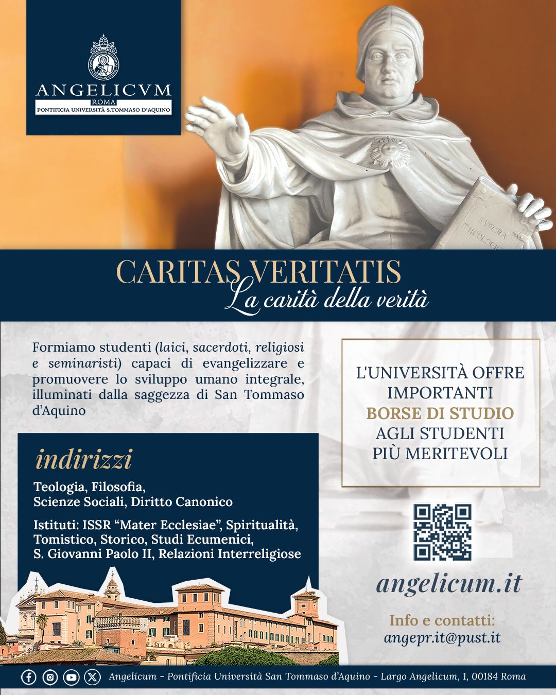 Angelicum - Pontificia Università San Tommaso d'Aquino Facebook ad: La Pontificia Università San Tommaso d’Aquino (Angelicum)…