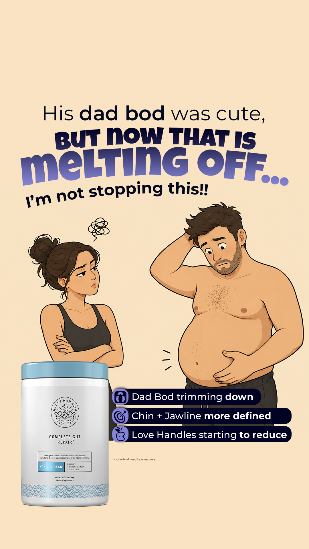 Happy Mammoth EU Facebook ad