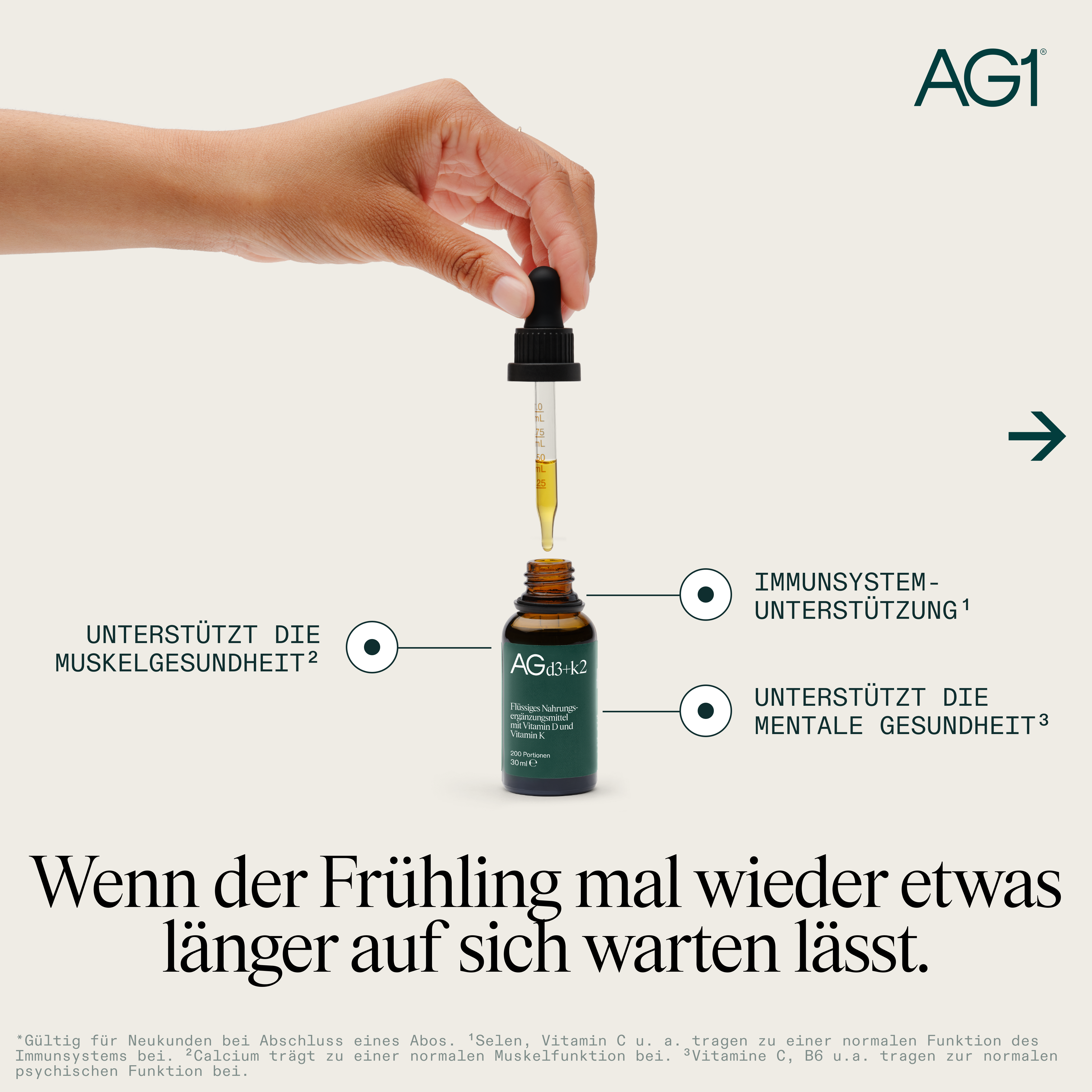 AG1 Deutschland Facebook ad
