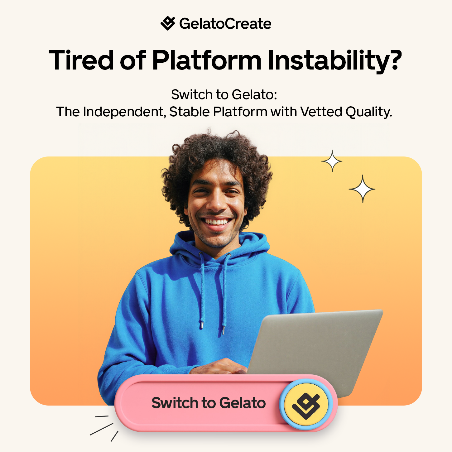 Gelato Facebook ad
