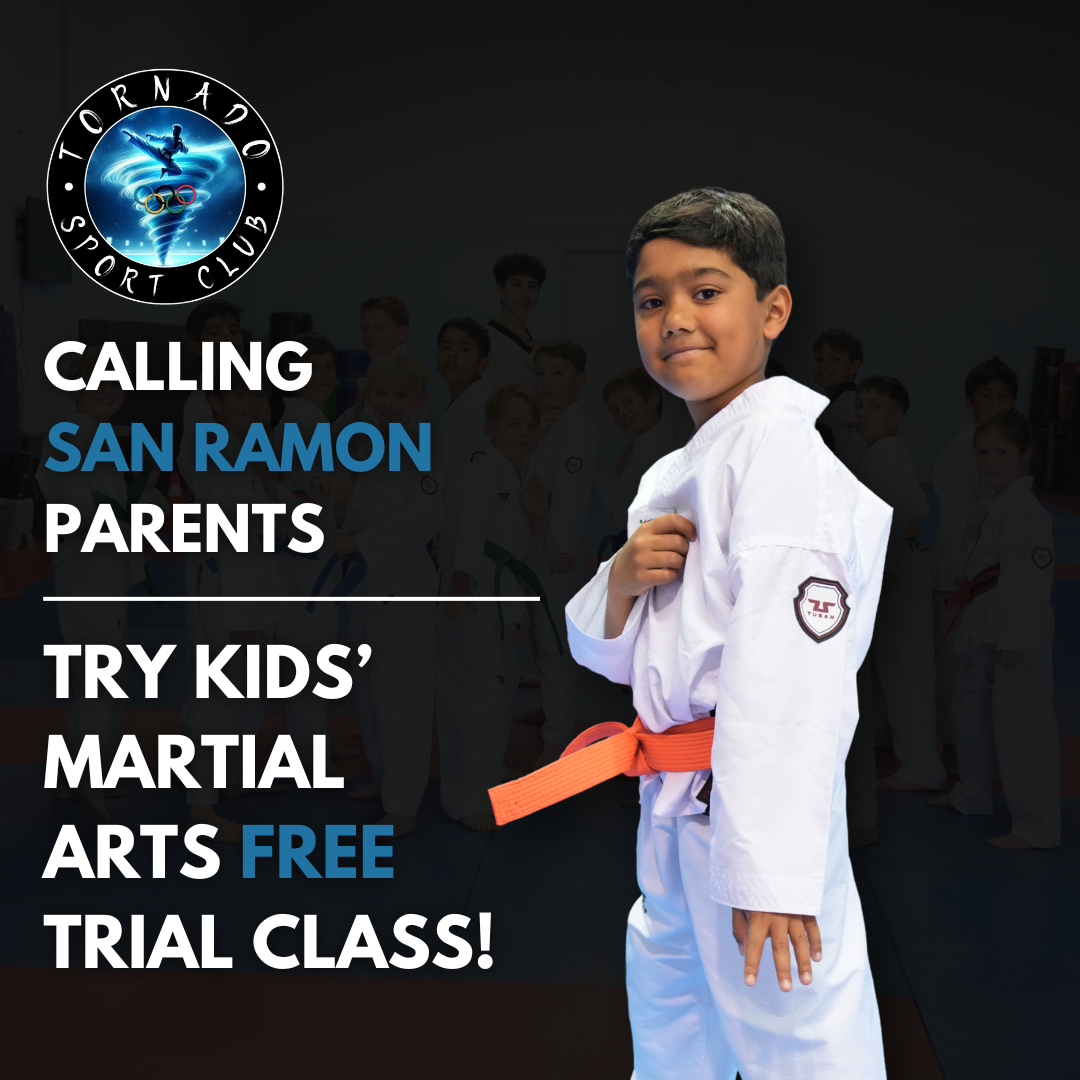 Tornado Sport Club Facebook ad: Kids Taekwondo (Ages 4+) | Free Trial Pass