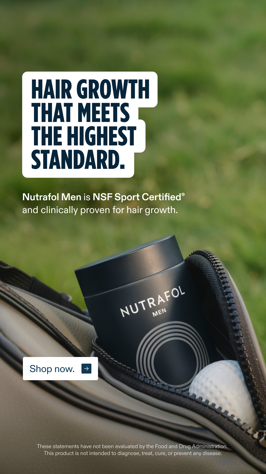Nutrafol Men Facebook ad