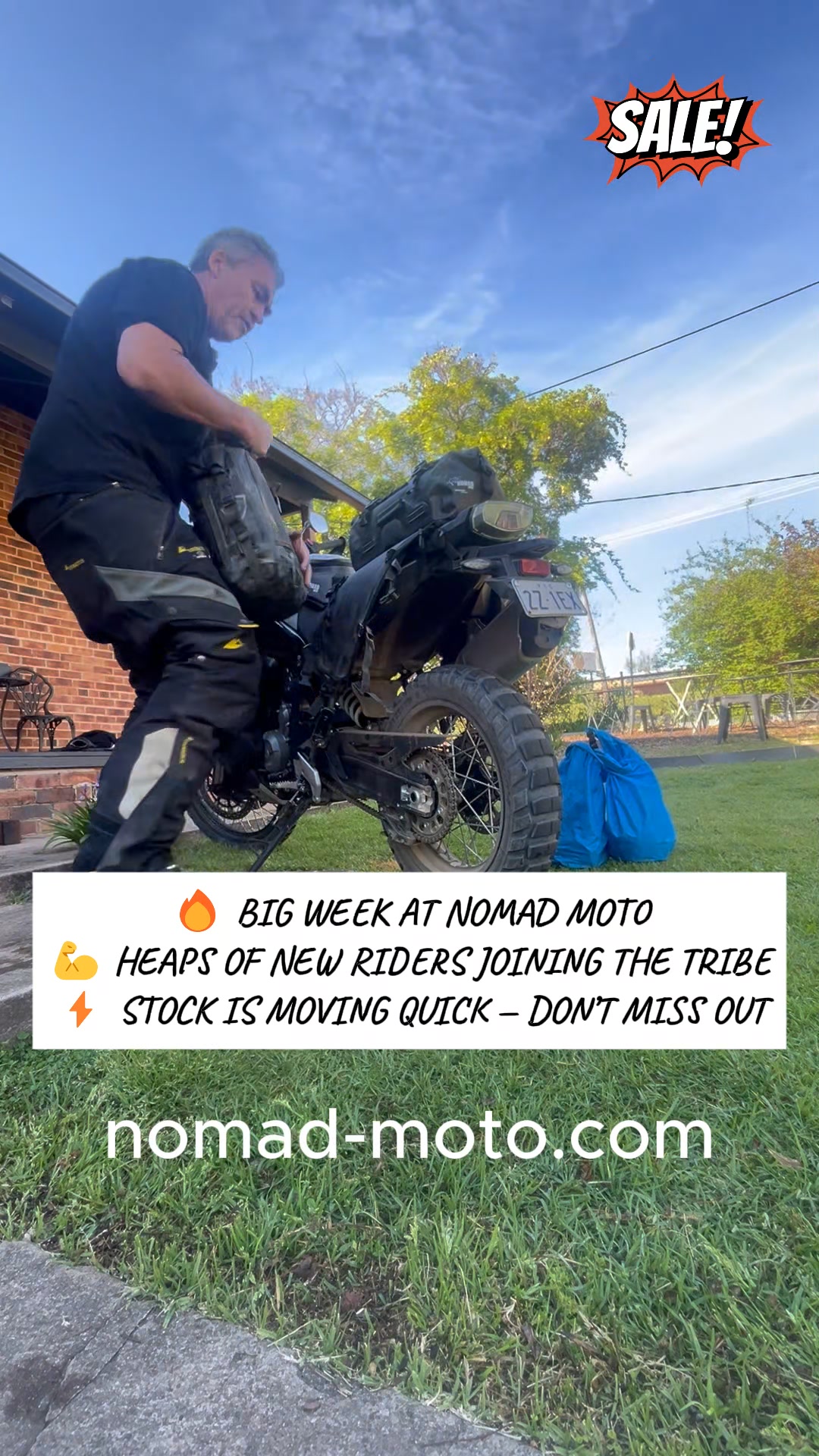 Nomad Moto Facebook ad from Dec 26, 2025