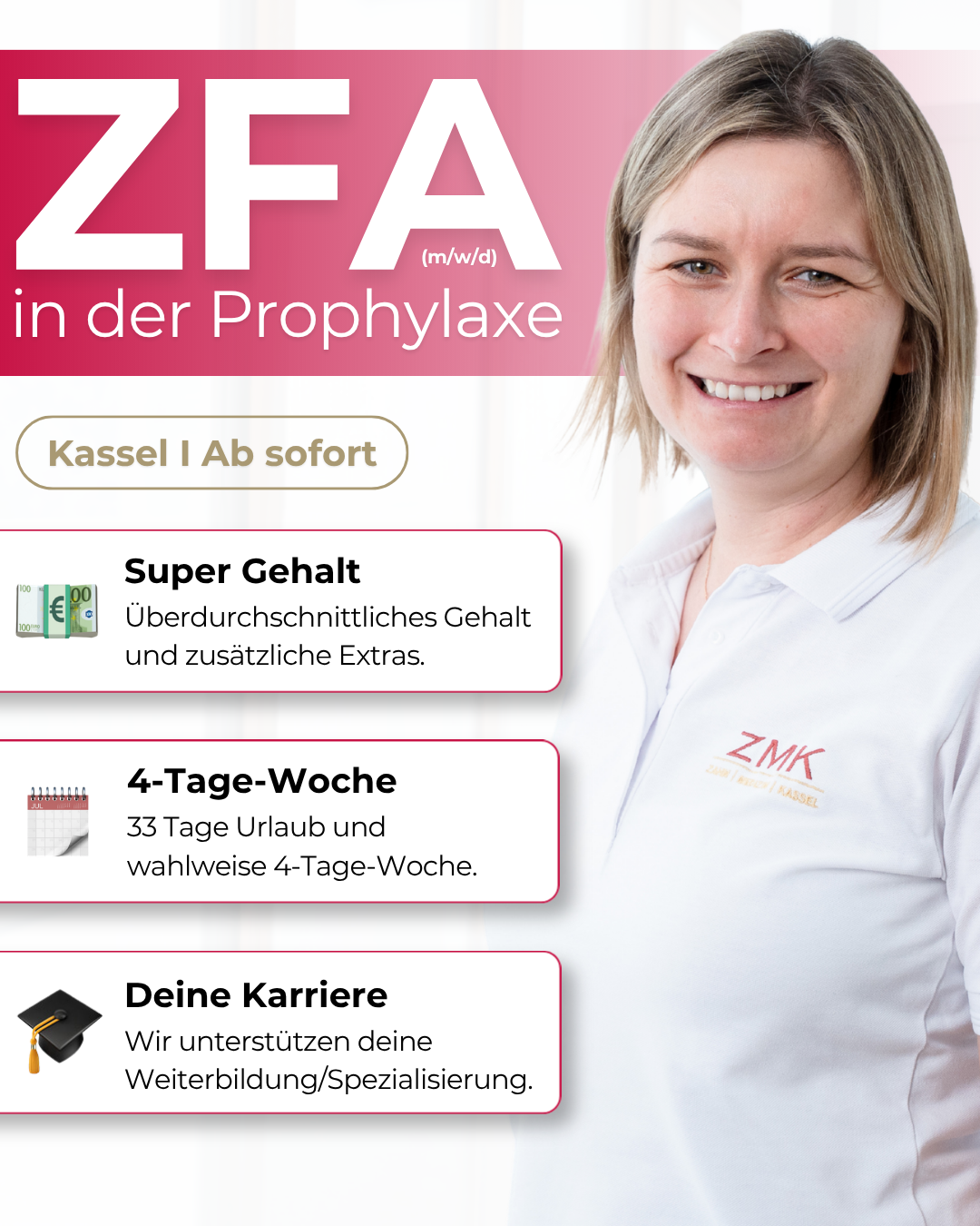 ZMK Kassel Karriere Facebook ad from Jun 3, 2026
