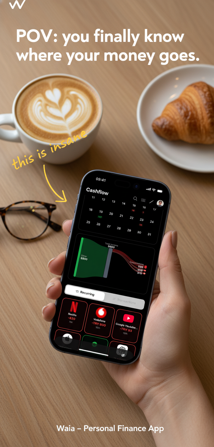 Waia: AI Wealth Assistant Facebook ad: You earn. You save. But do you actually know if you're…