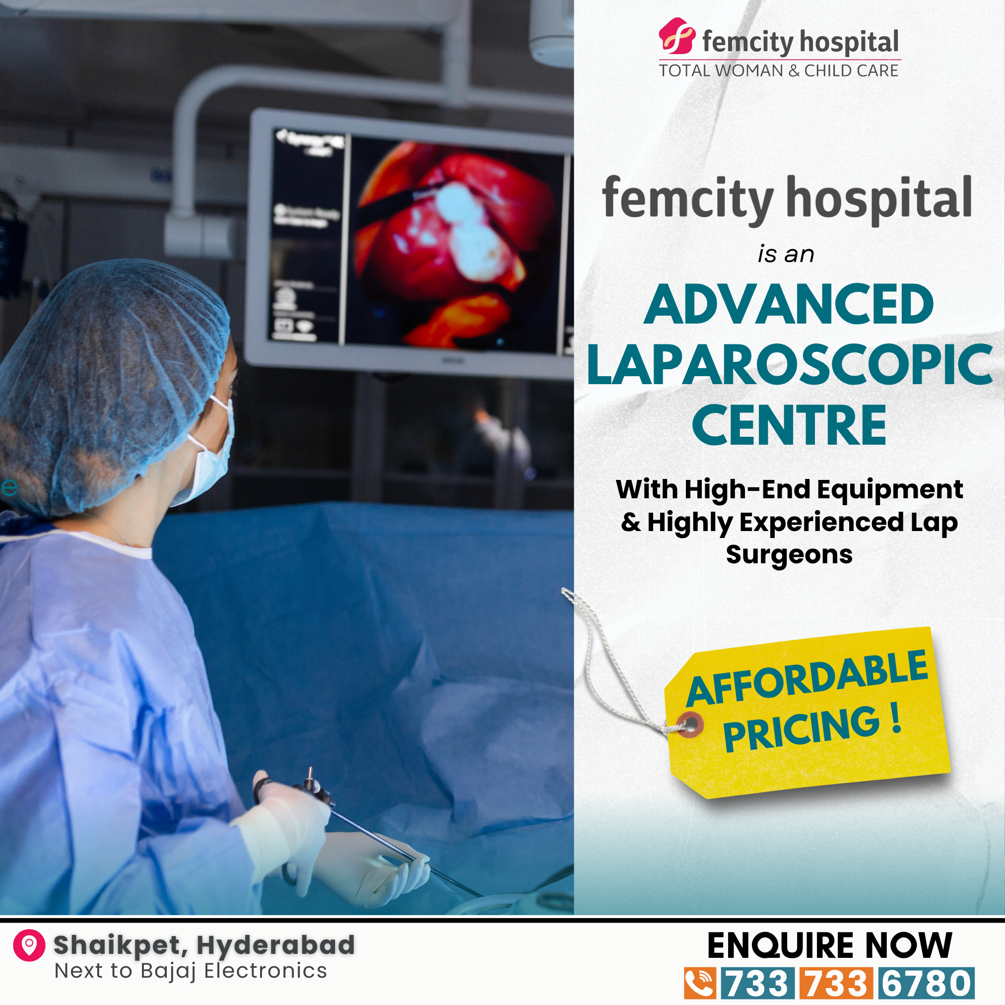 Femcity Women's Hospital Facebook ad