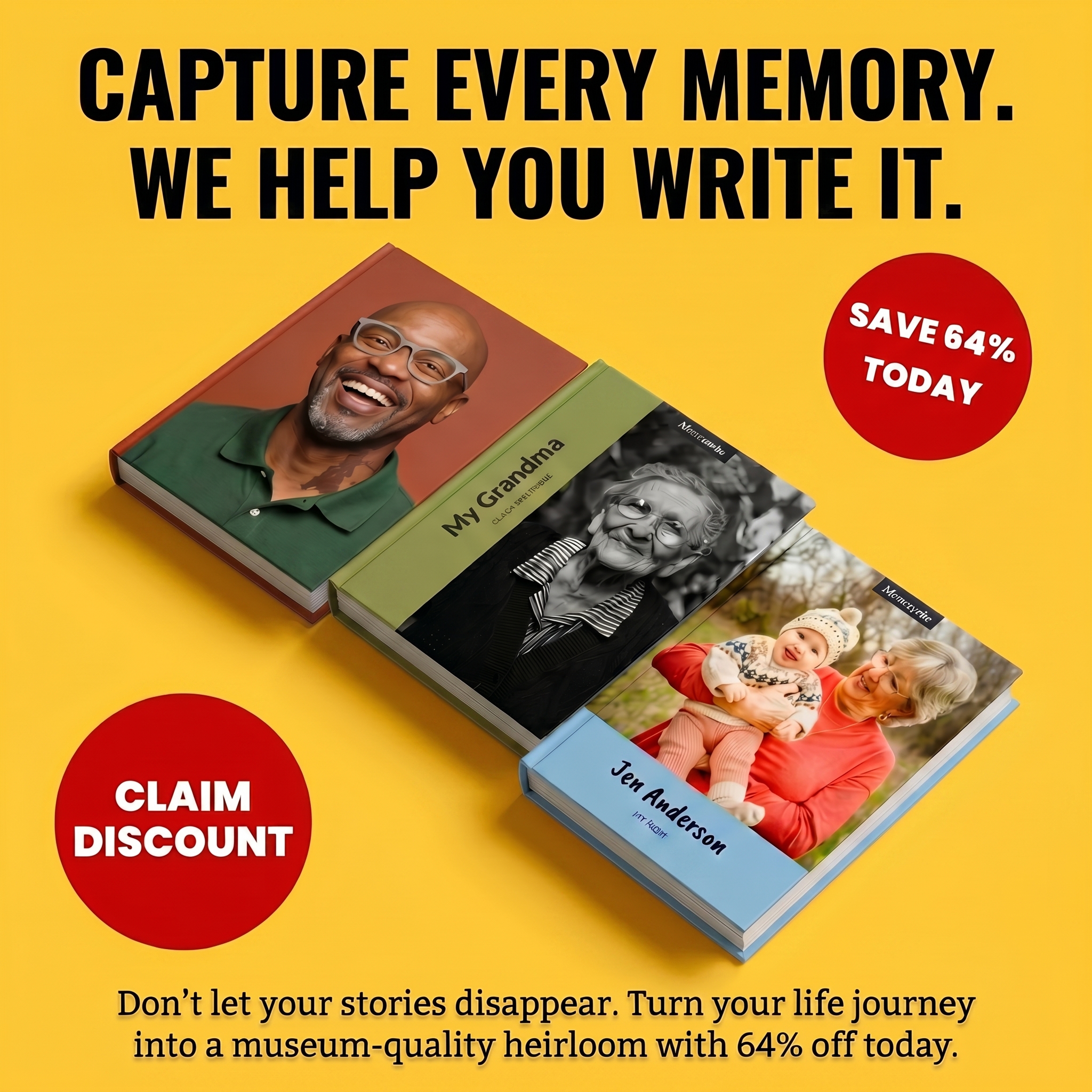 Memowrite Facebook ad