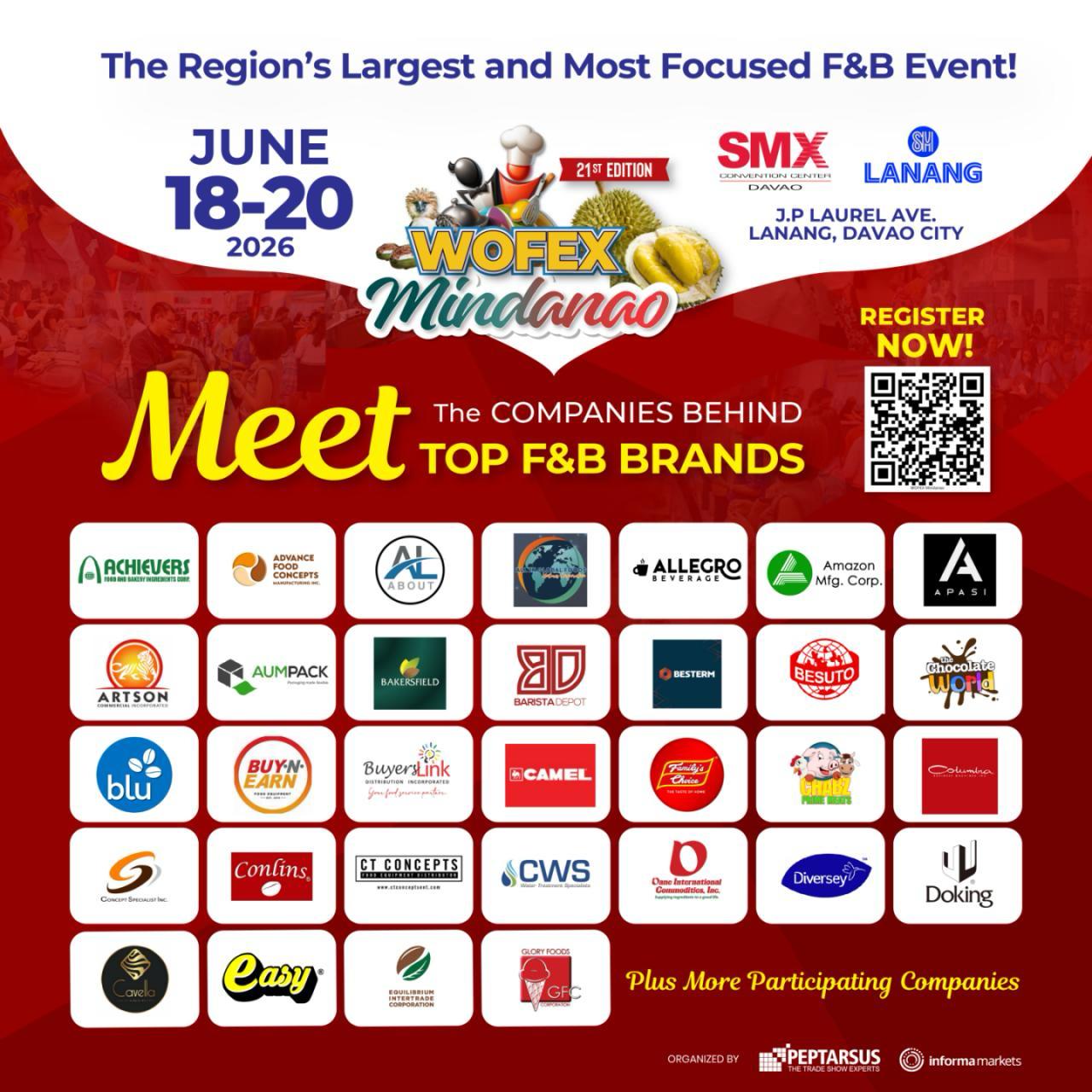 WOFEX - World Food Expo Facebook ad: On the 21st staging of WOFEX Mindanao in…