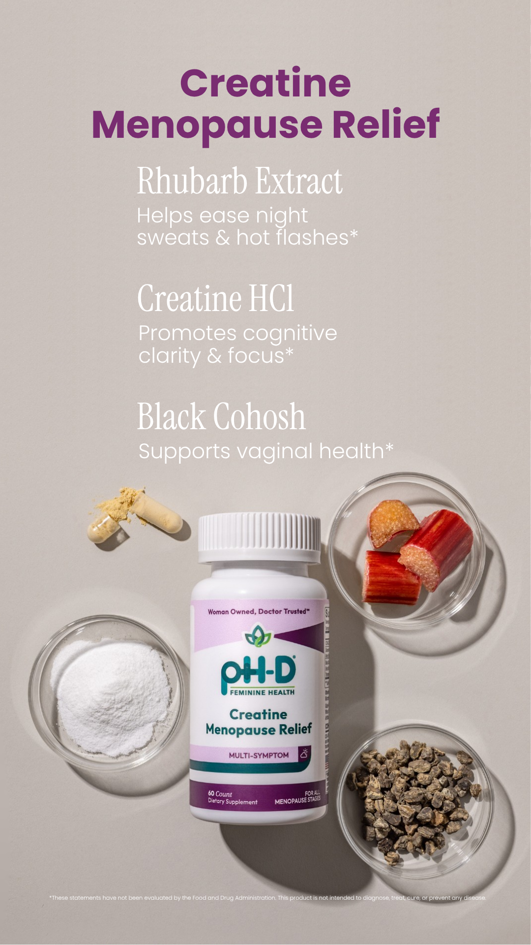 PH-D Feminine Health Facebook ad from Jul 1, 2026