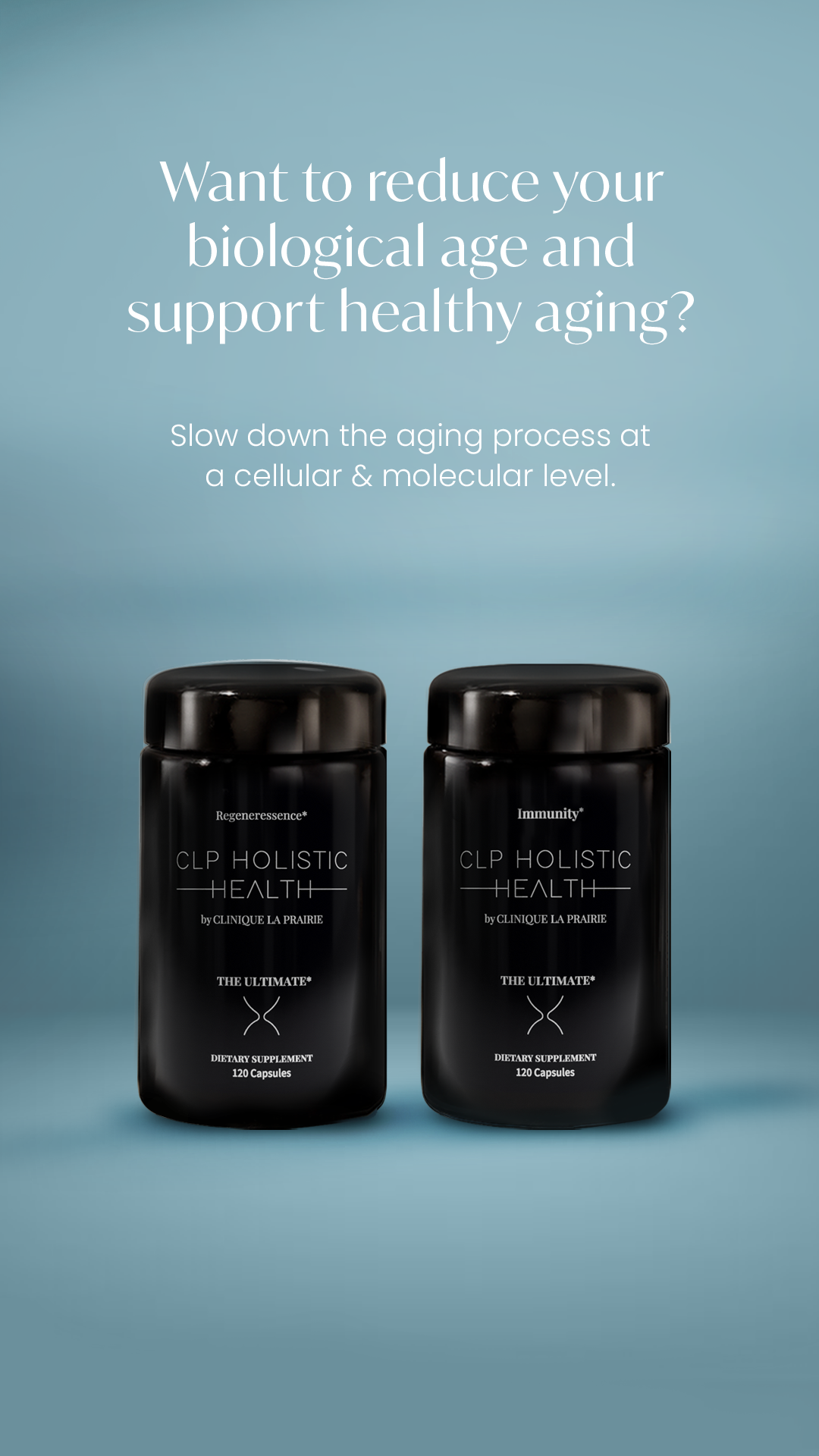 Holistic Health by Clinique La Prairie Facebook ad