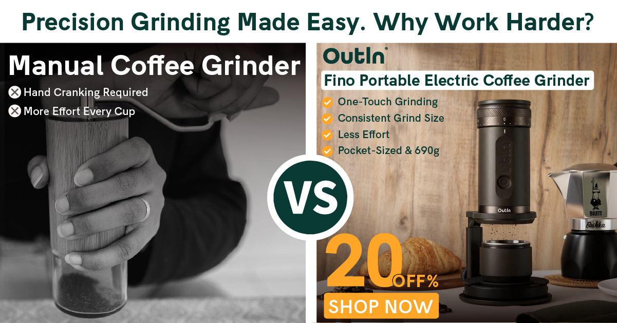 Outin Portable Electric Espresso Machine Facebook ad