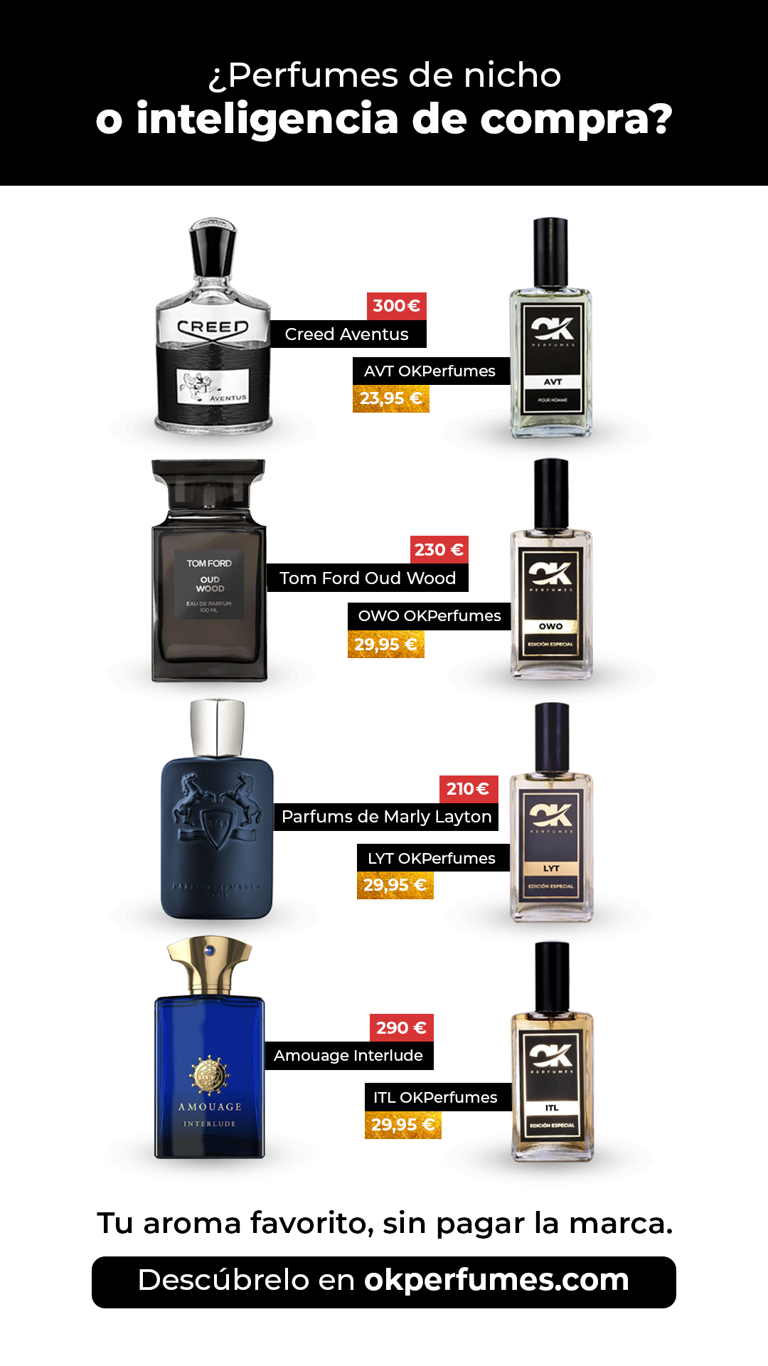 OK Perfumes España Facebook ad