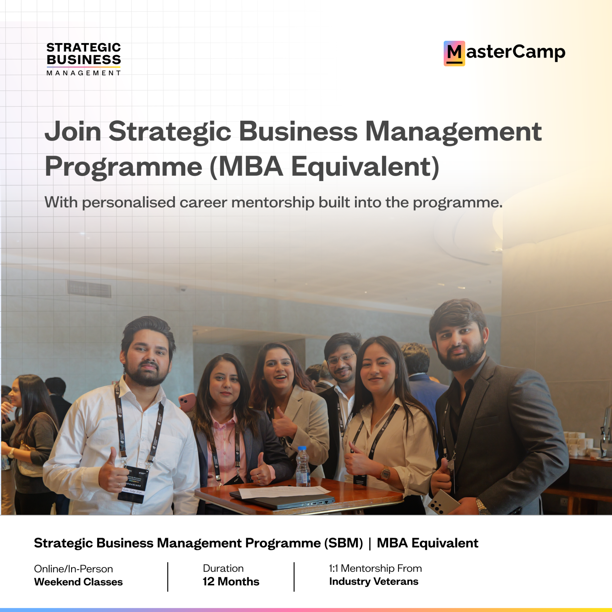 MasterCamp Facebook ad