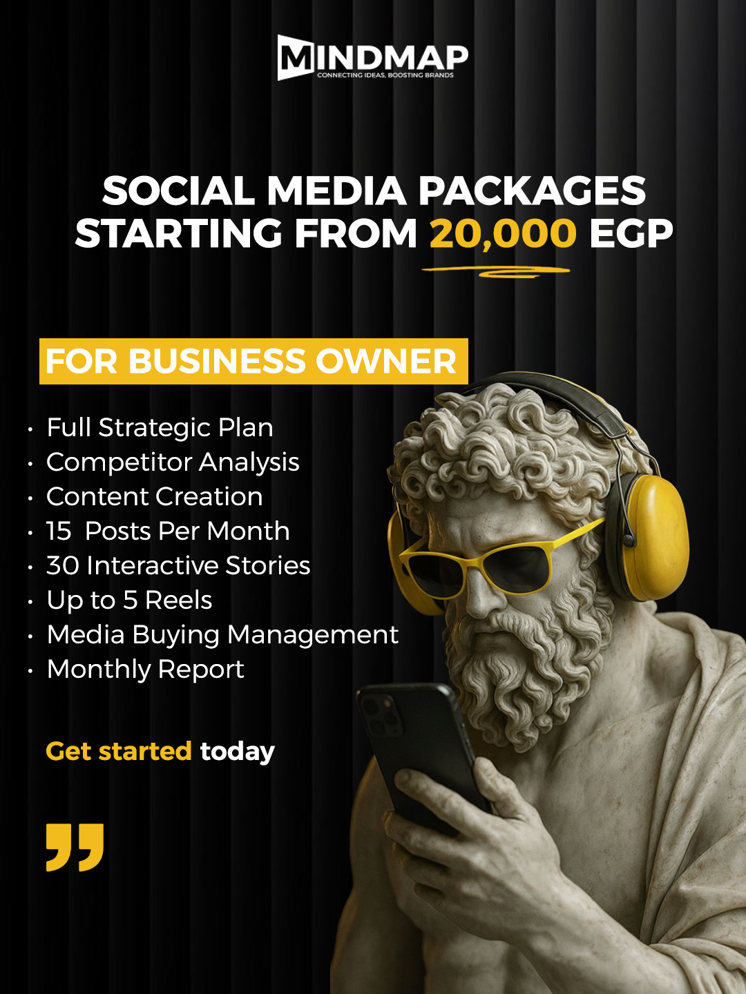 MindMap Agency Facebook ad: Chat with us