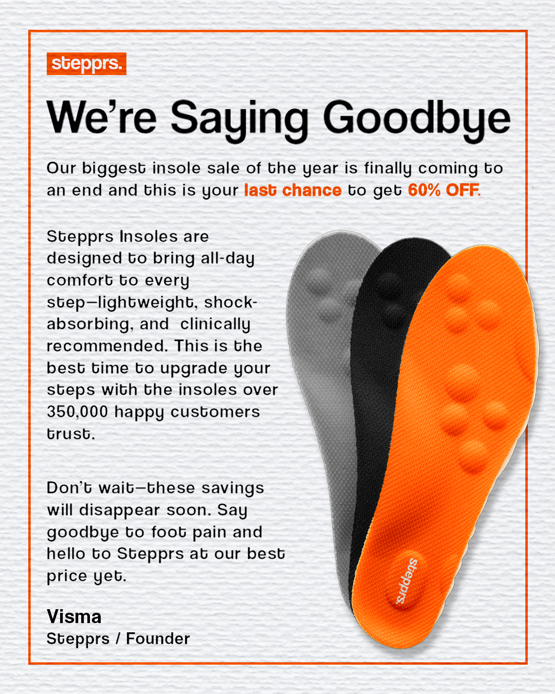 Stepprs Facebook ad