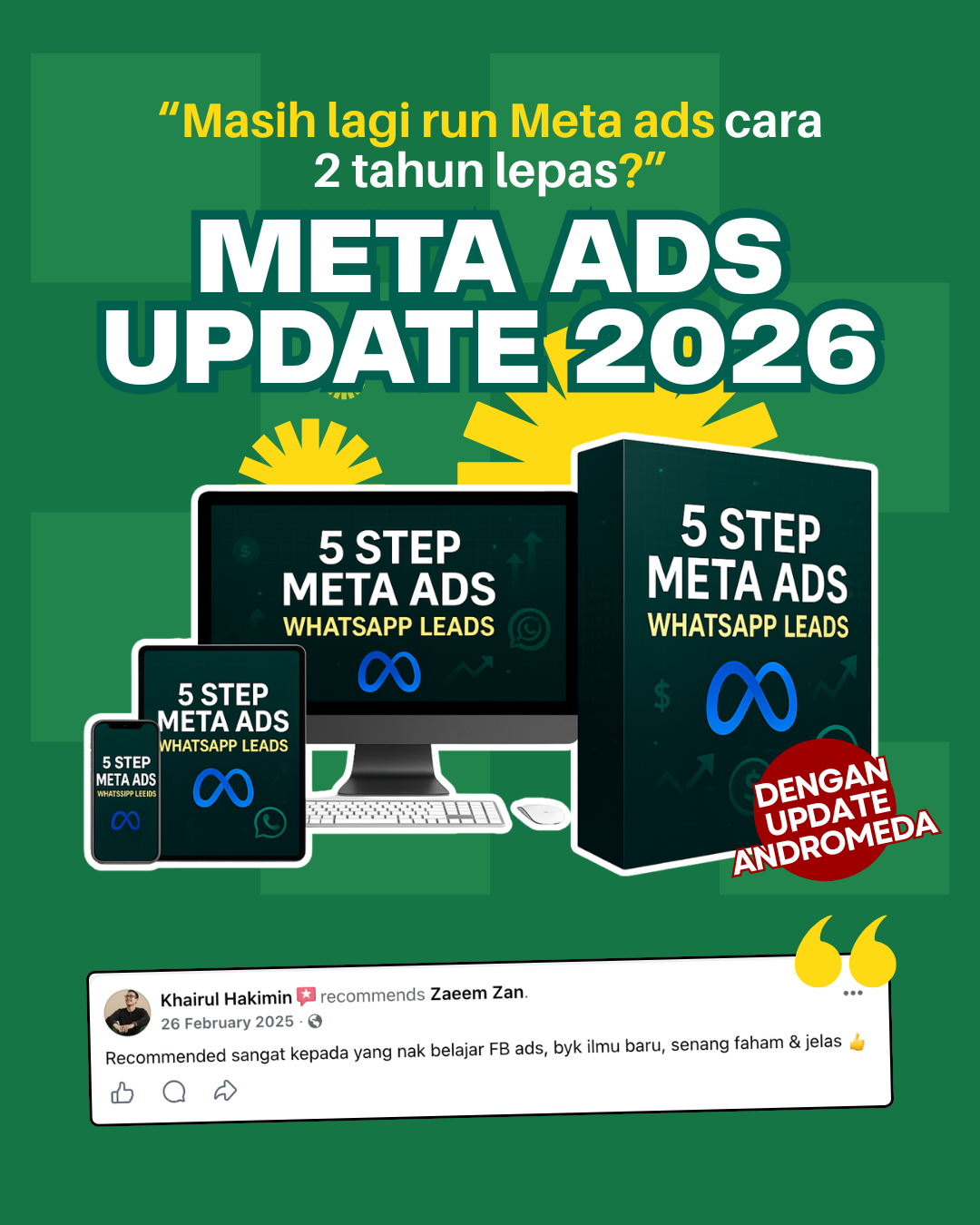 Zaeem Zan Facebook ad