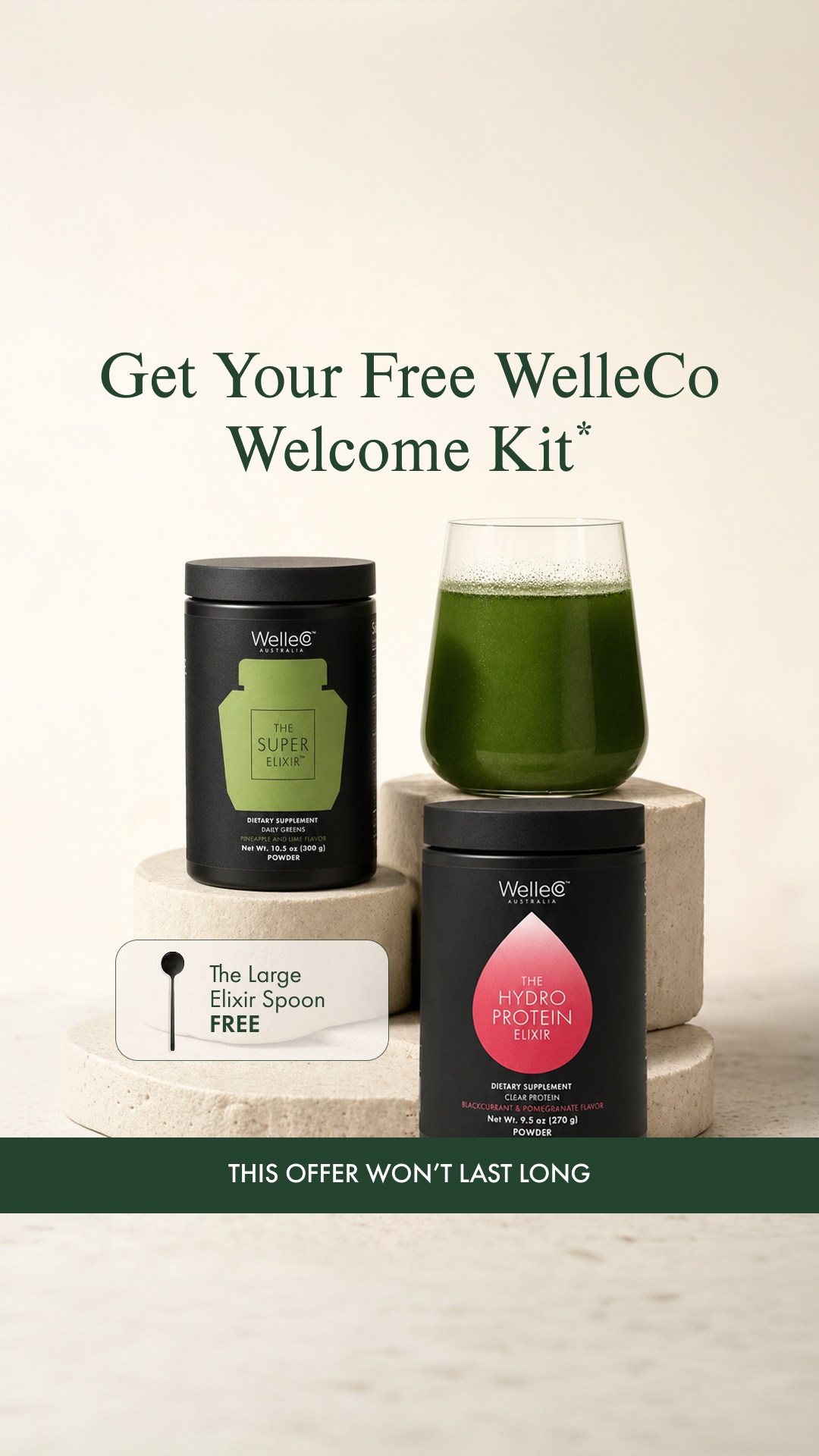 WelleCo Facebook ad