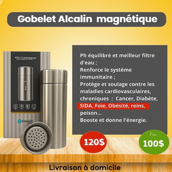 Santé et beauté avec Laety B. Facebook ad: GOBELET ALCALIN LONGRICH