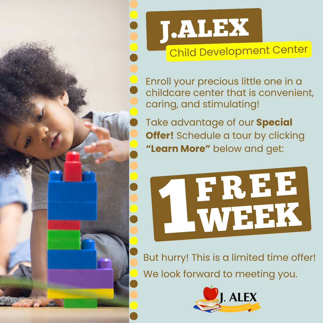 J. Alex Child Development Center Facebook ad