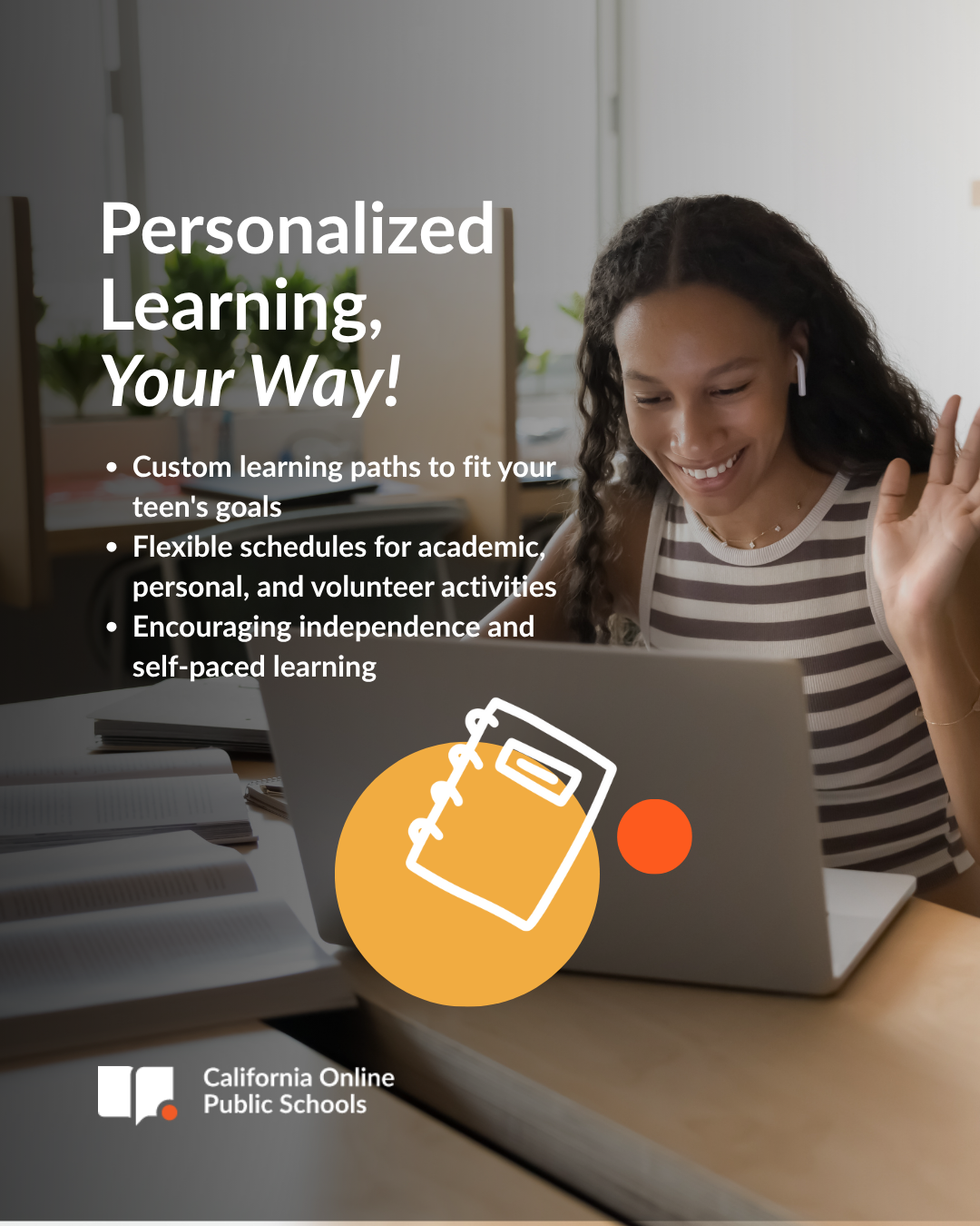 California Online Public Schools Facebook ad