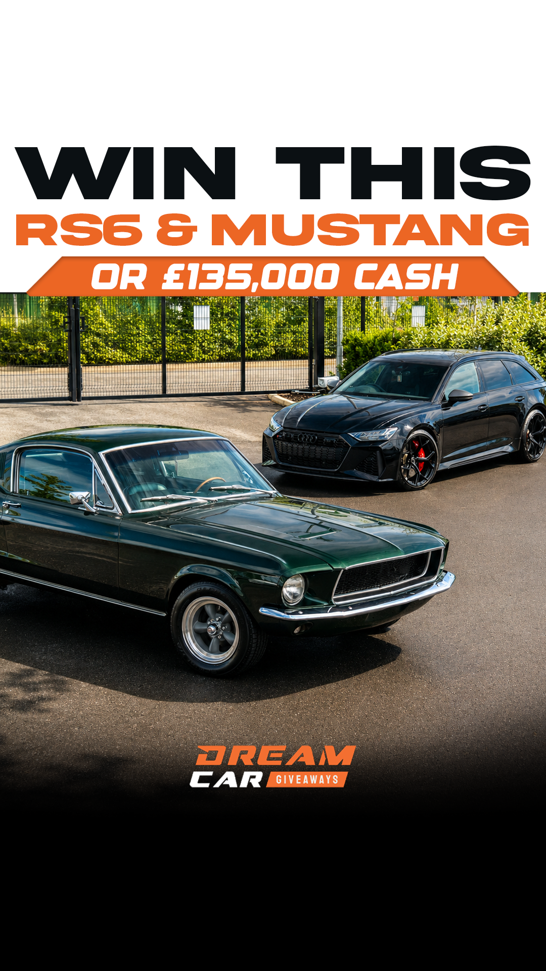 Dream Car Giveaways Facebook ad