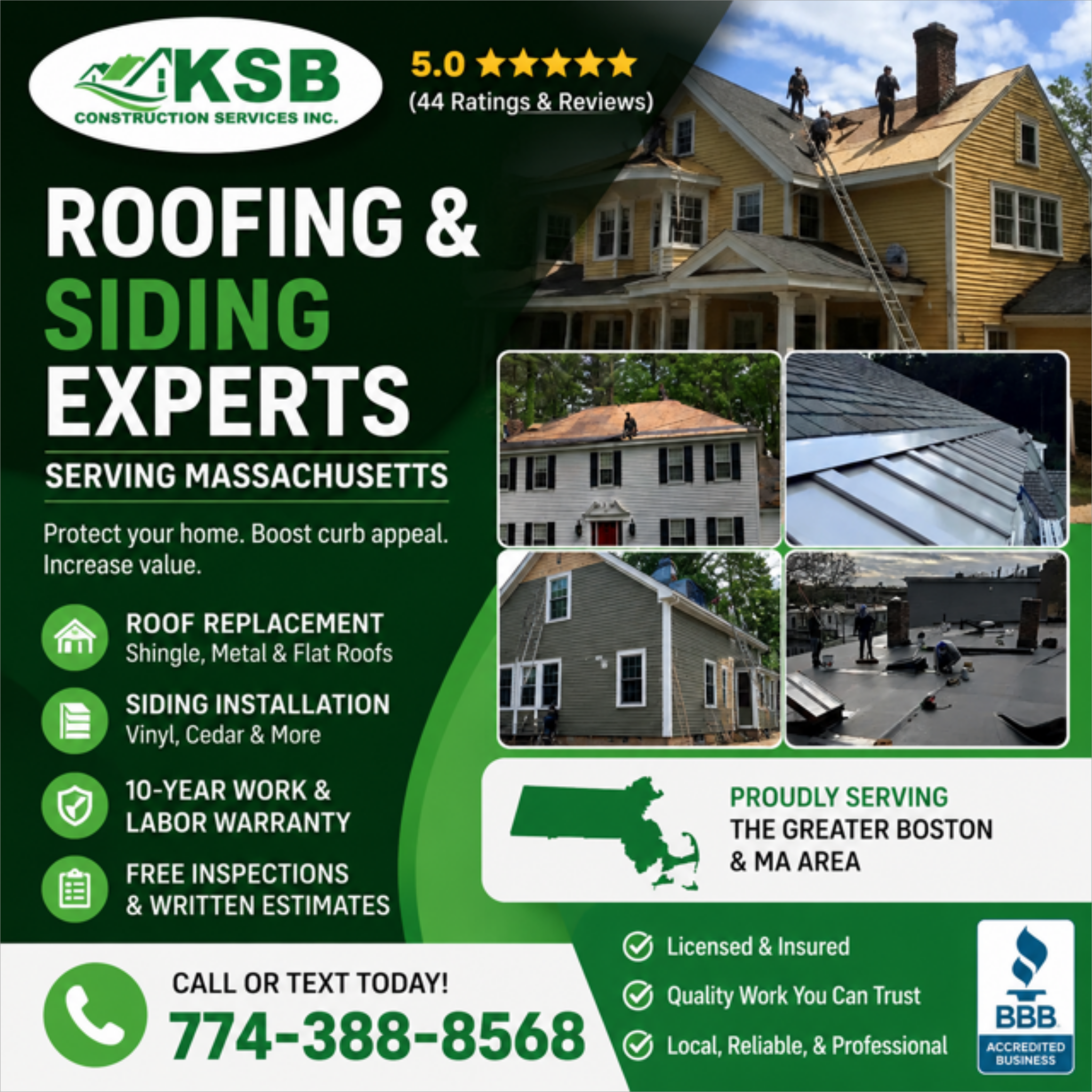 KSB construction Facebook ad