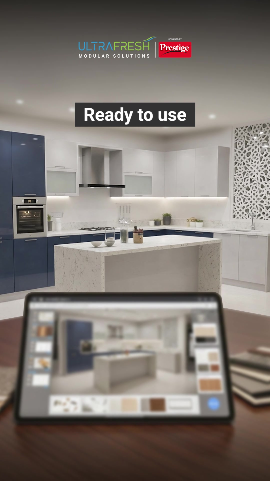 Ultrafresh Modular Solutions Facebook ad: Design Your Dream Kitchen Today!