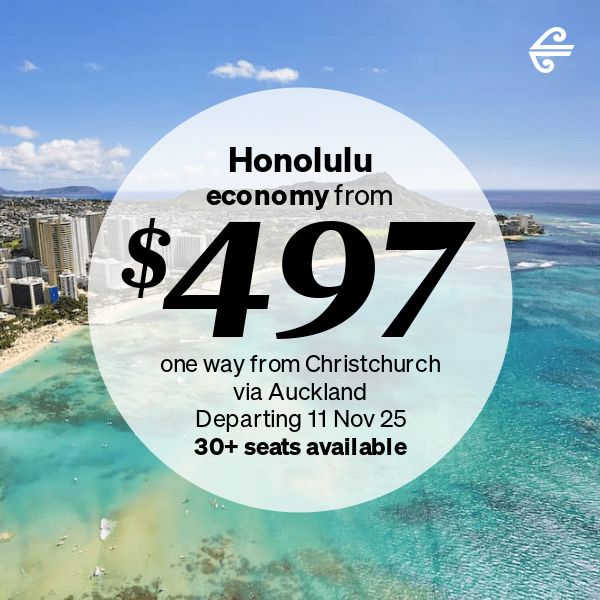 Air New Zealand Facebook ad