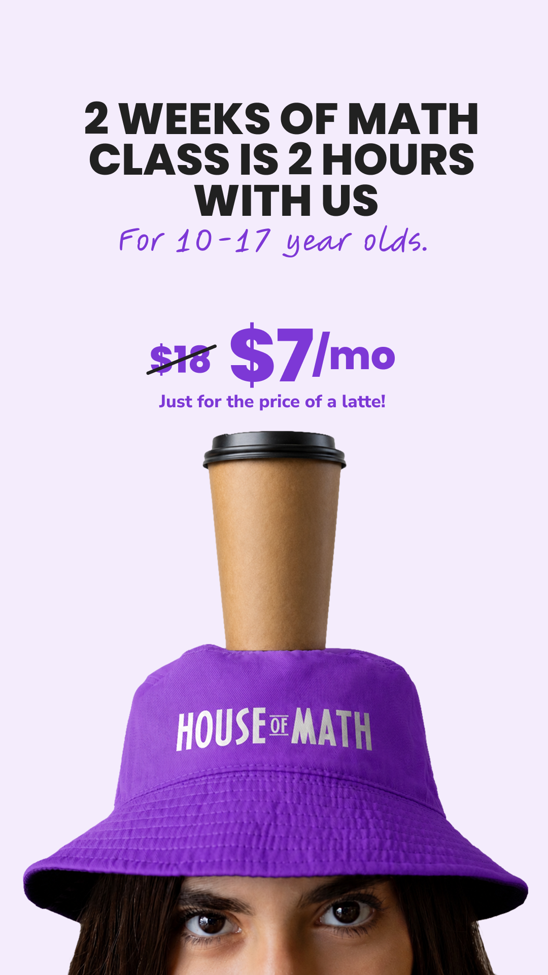 House of Math Facebook ad