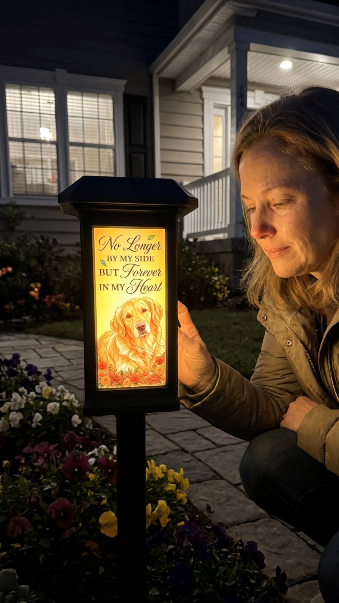 Gift Soul - Gifting with Soul Facebook ad: For pet lovers, this personalized custom photo solar…