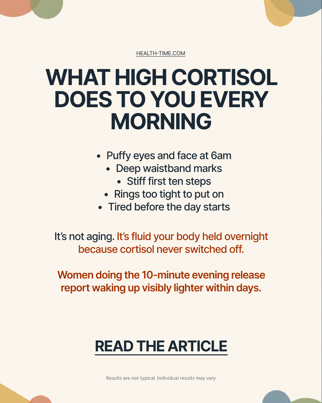 Healthtime Facebook ad