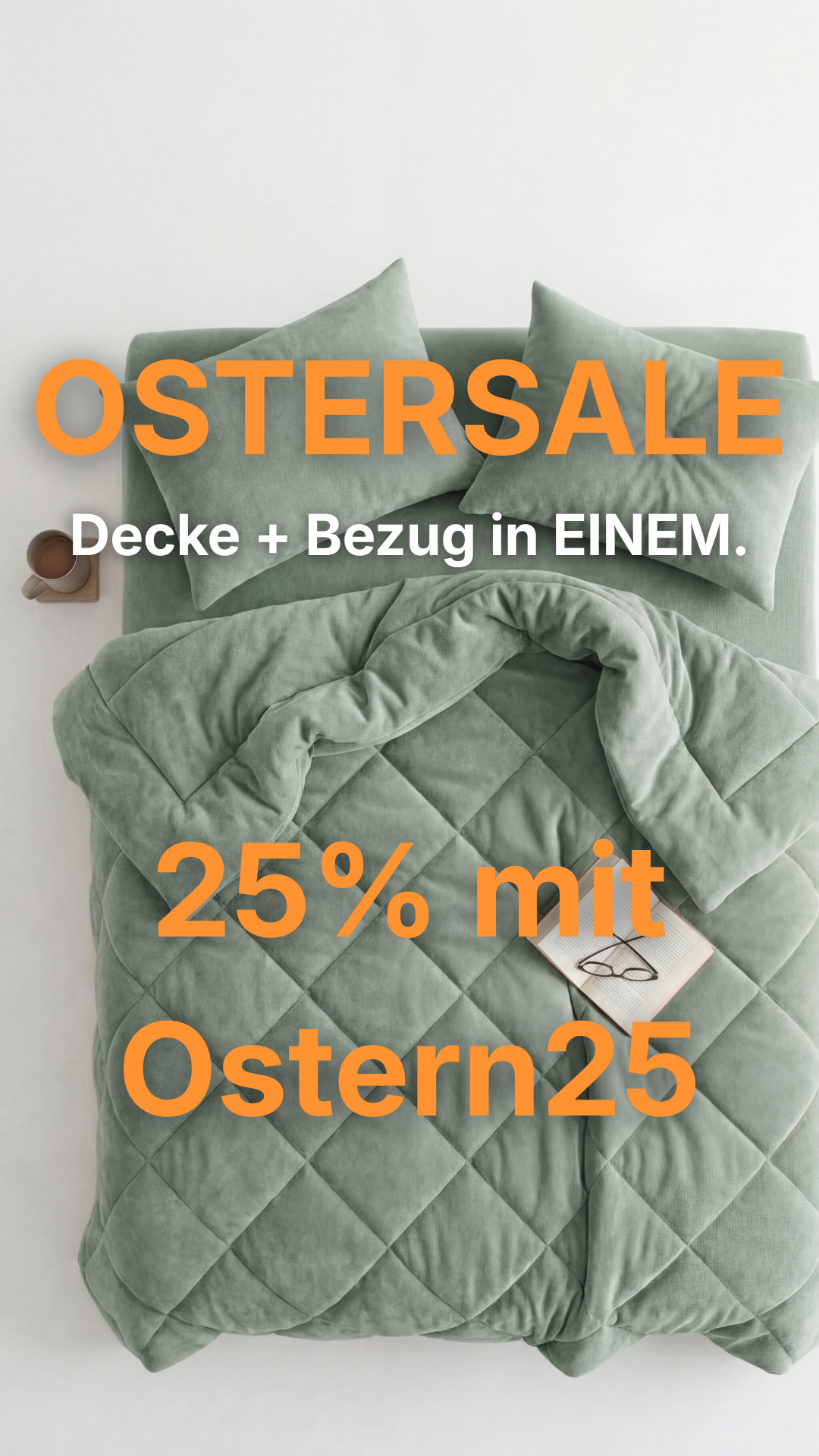 MagicSplashy Facebook ad: Bett machen im Handumdrehen