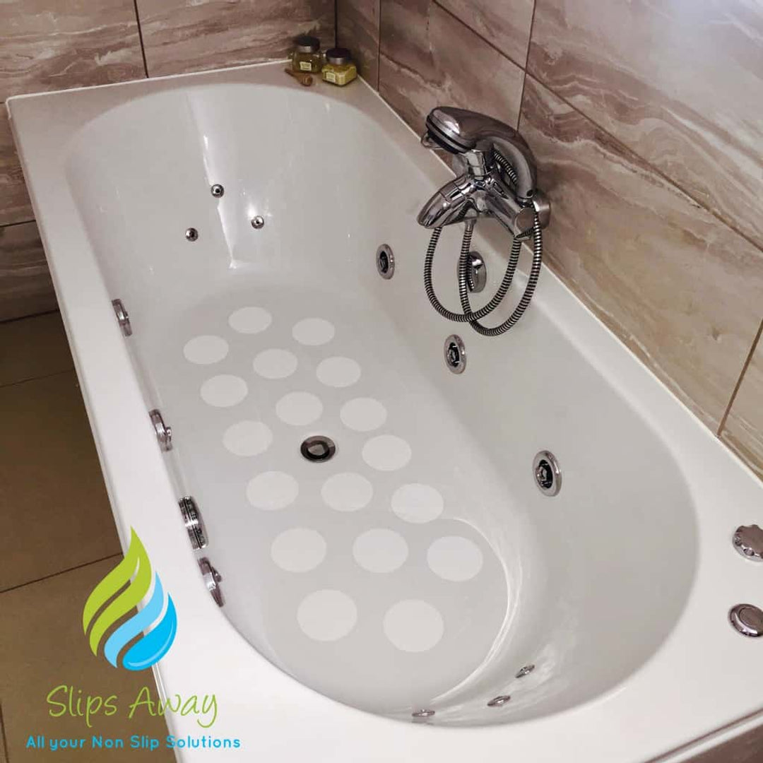 Non Slip Bath Stickers & Stair Safety Treads by SLIPS AWAY Facebook ad