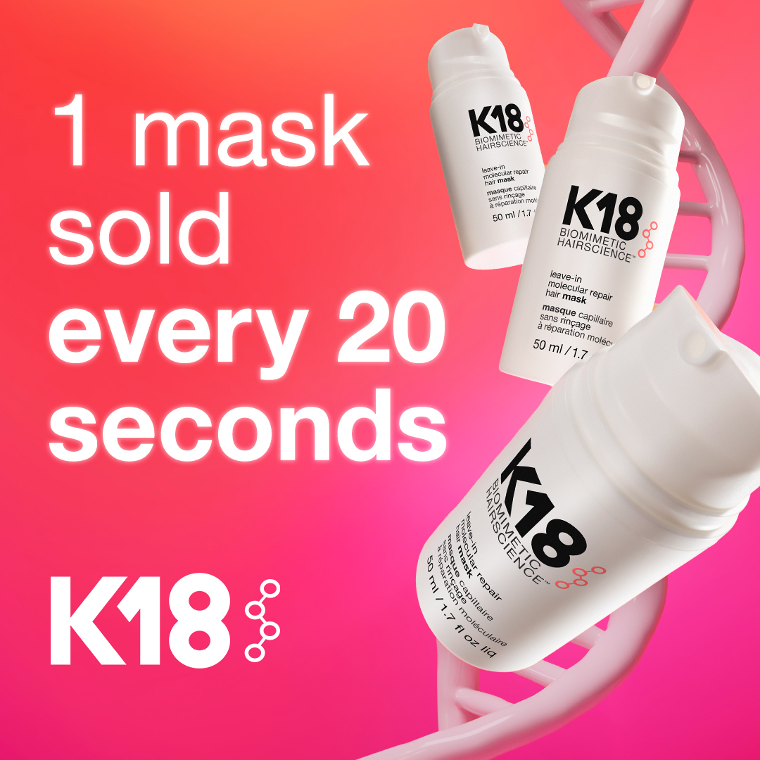 K18 Hair Facebook ad