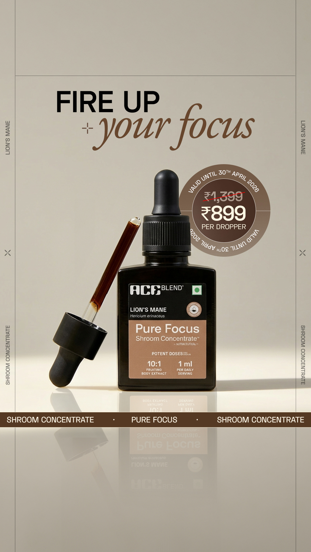 Ace Blend Facebook ad: Support your metabolic health