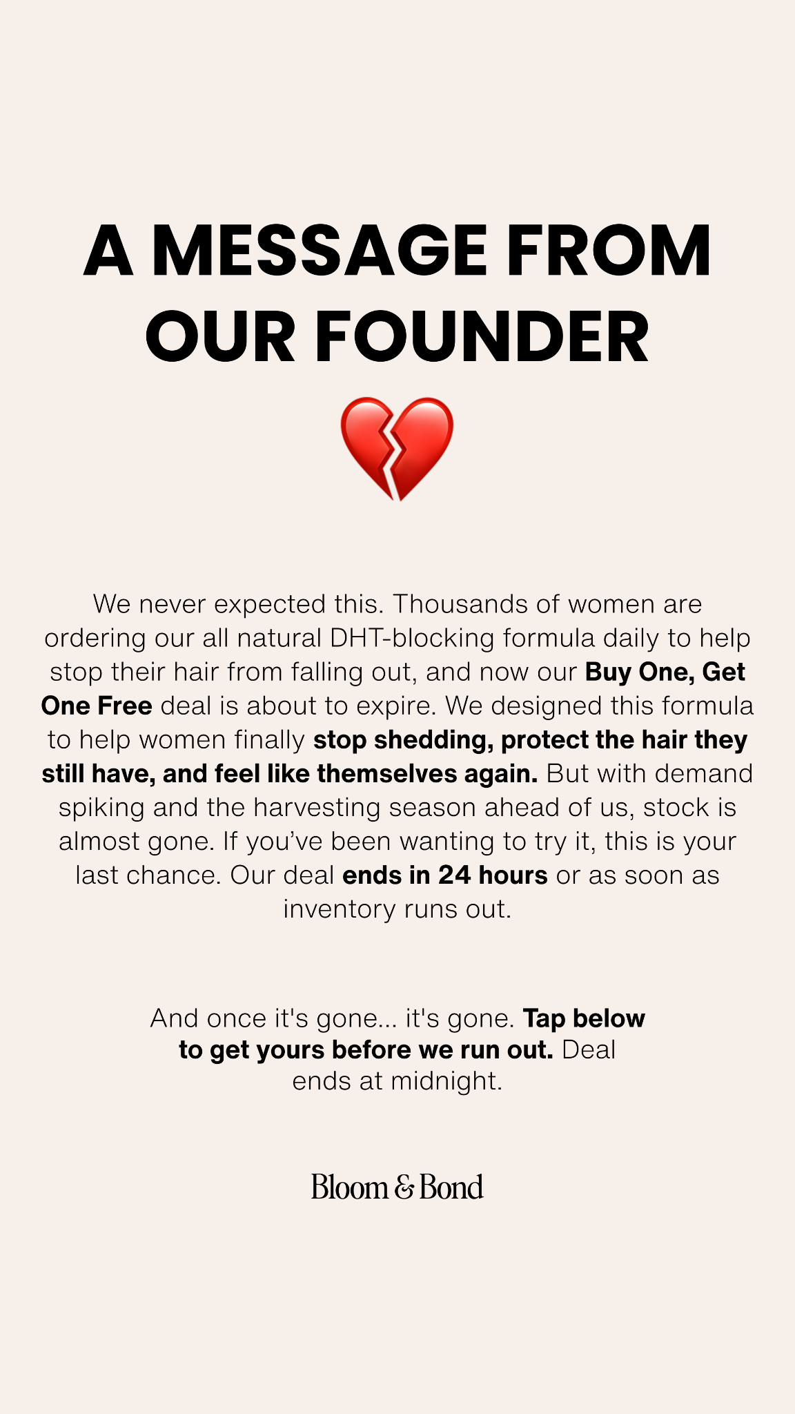 Bloom & Bond Facebook ad