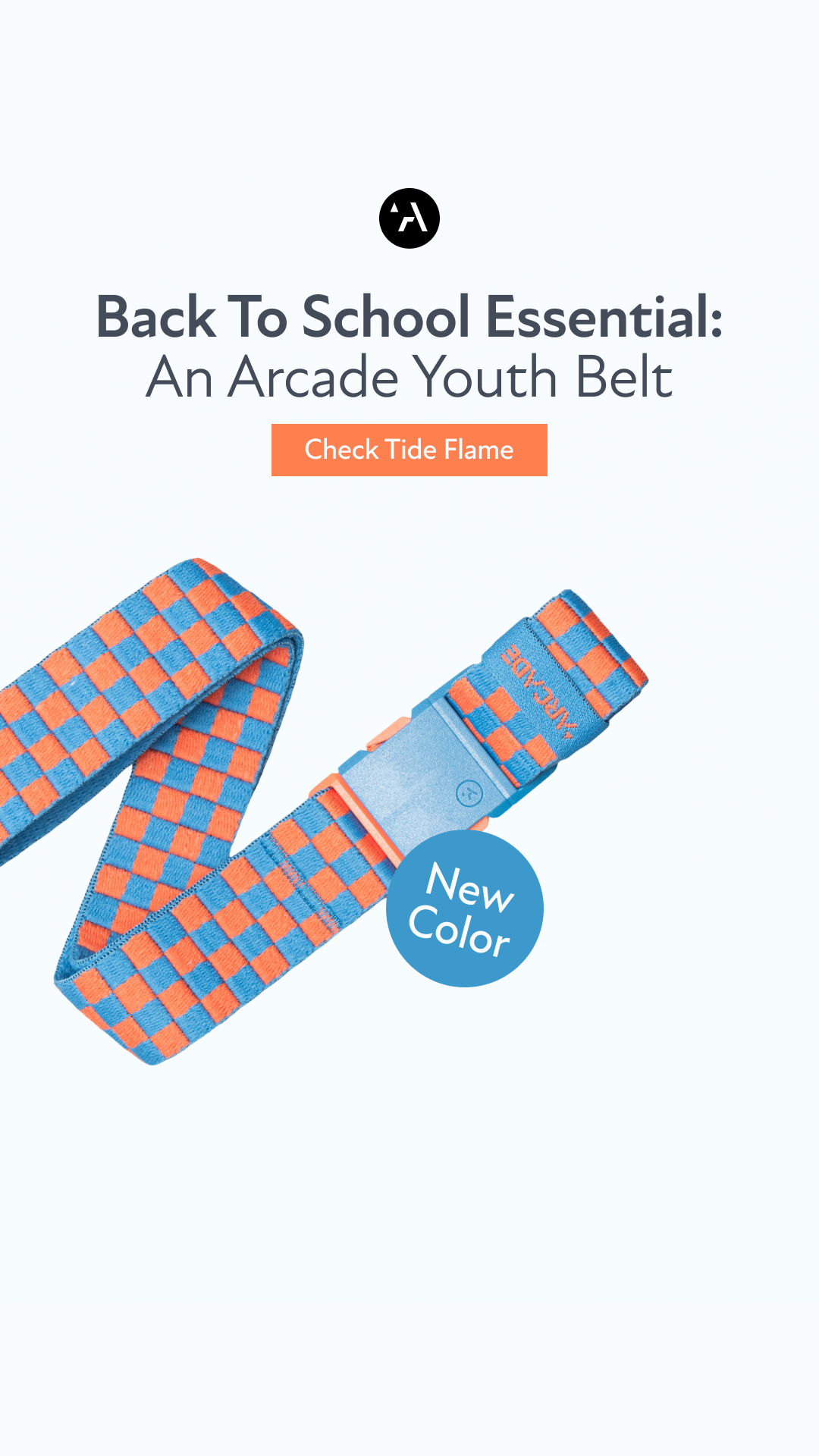 Arcade Belts Facebook ad