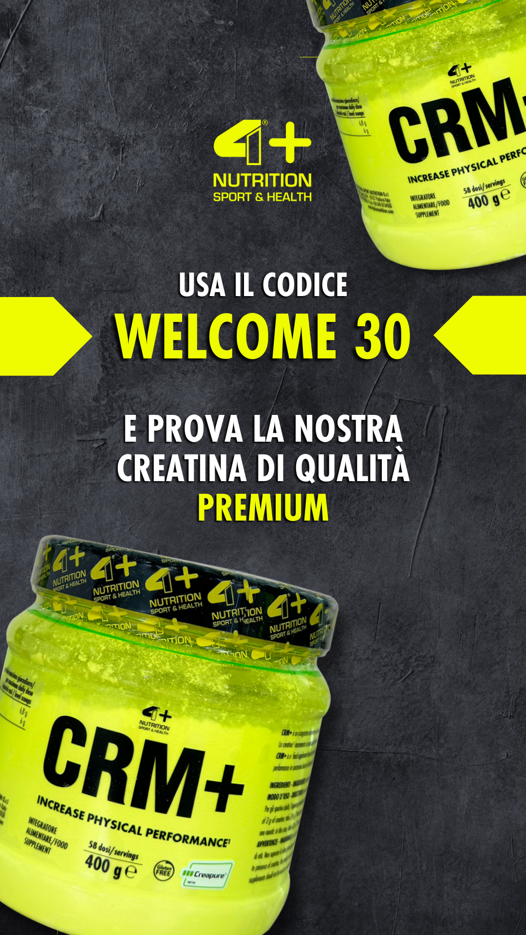 4+ NUTRITION Facebook ad