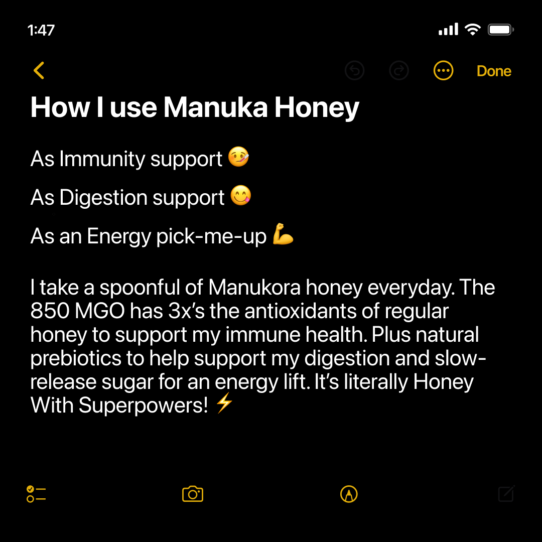 Manukora Facebook ad