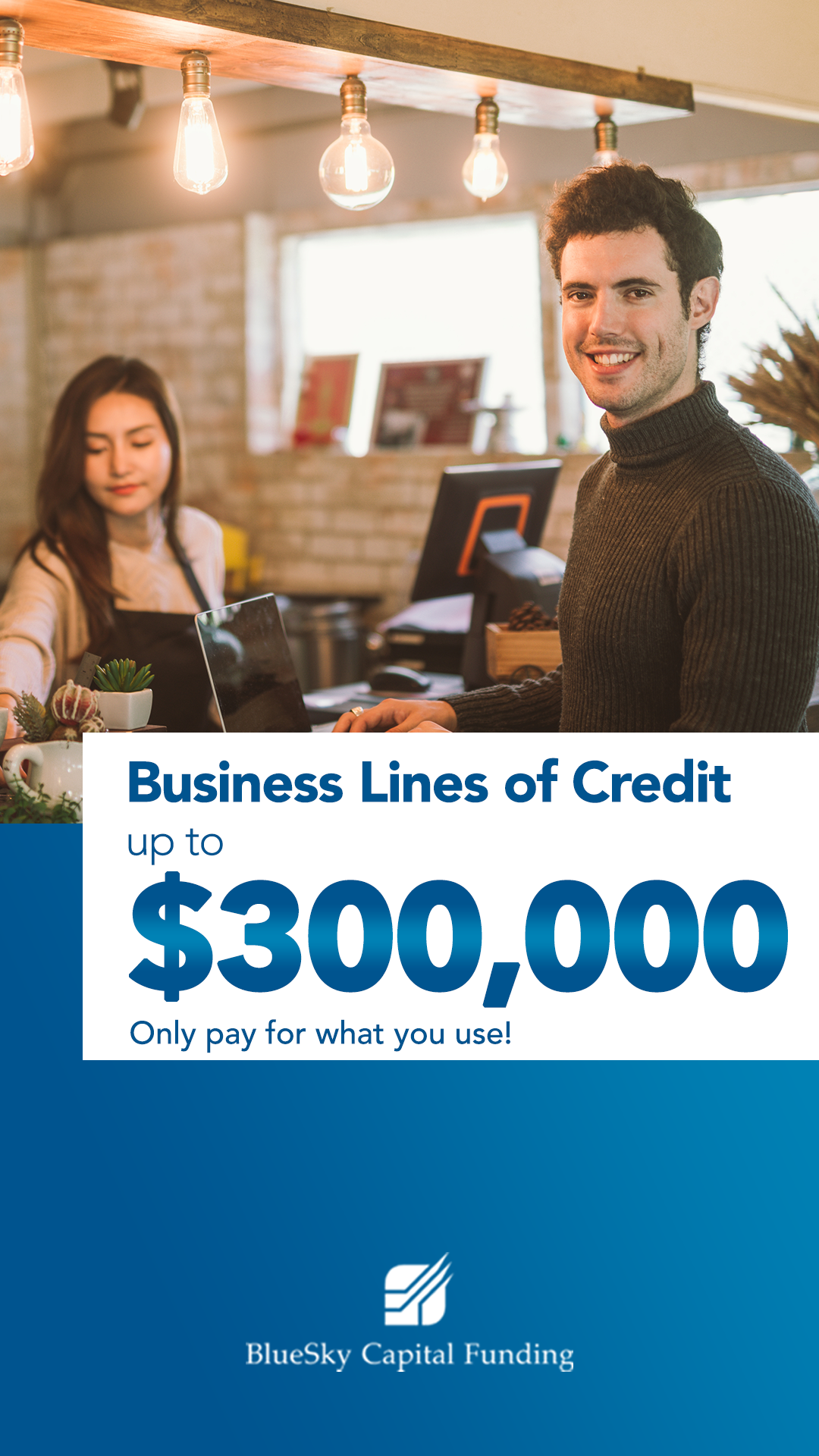 Sky Small Business Loans Facebook ad